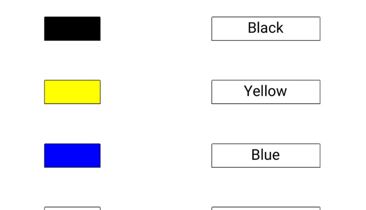 Complete the name of the colors. (2)-2