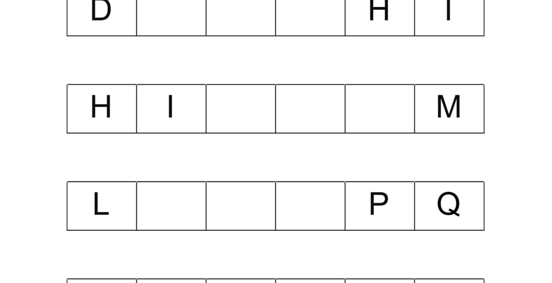 Fill the missing letters – worksheet 2-1