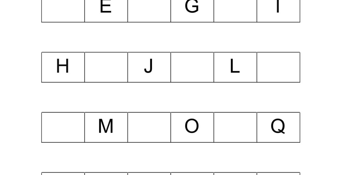Fill the missing letters – worksheet 3-1